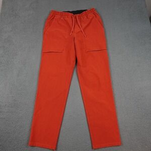 Lululemon Bowline Pants Mens Medium Aztec Brick Drawstring Pocket Relaxed Fit